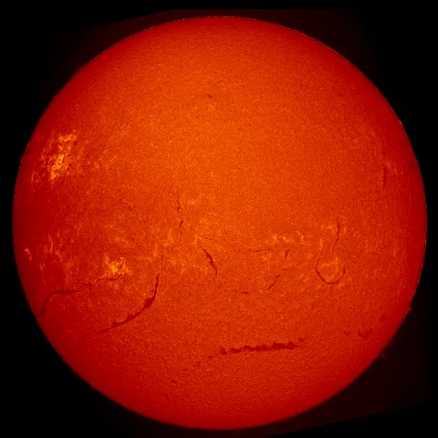 Image of Sun's chromosphere