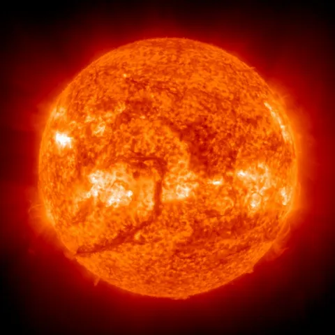 Image of Sun's transition region